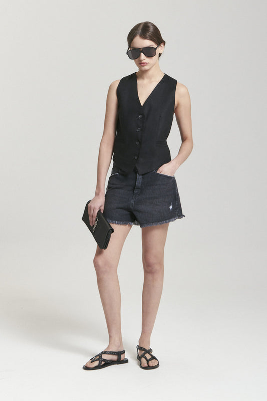 Short Rock Lis Negro