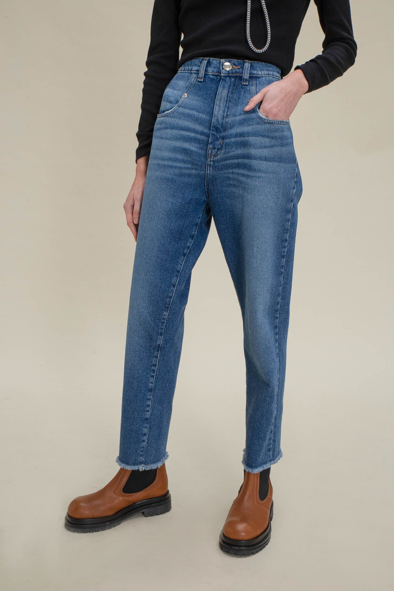 Straight Crop Waterhouse Azul