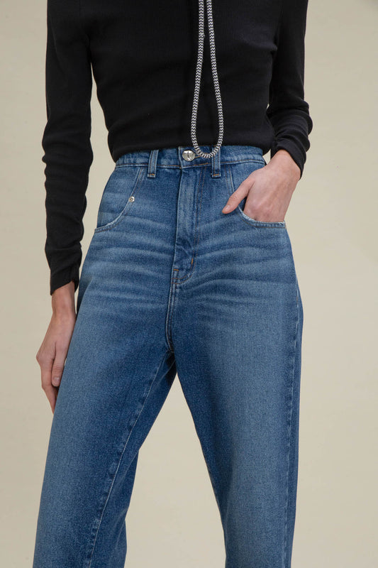 Straight Crop Waterhouse Azul